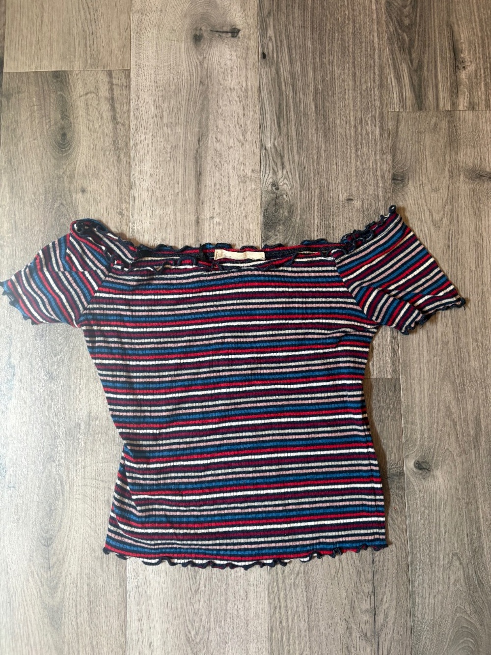 Off the shoulder t-shirt